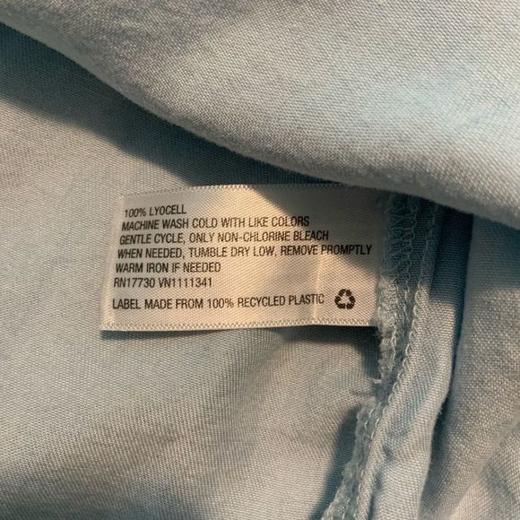 Merona blue dress with buttons size M - Picture 6 of 6